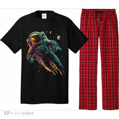 Astronaut Planets Spaceman Cosmonaut Space Cool Graphic Pajama Set