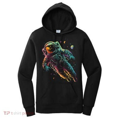 Astronaut Planets Spaceman Cosmonaut Space Cool Graphic Women's Hoodie