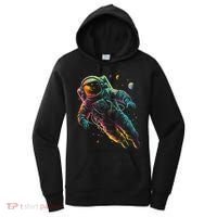 Astronaut Planets Spaceman Cosmonaut Space Cool Graphic Women's Hoodie thumb 0