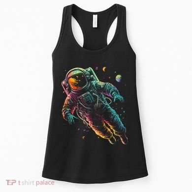 Astronaut Planets Spaceman Cosmonaut Space Cool Graphic Women's Tank Top