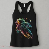 Astronaut Planets Spaceman Cosmonaut Space Cool Graphic Women's Tank Top thumb 3