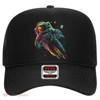 Astronaut Planets Spaceman Cosmonaut Space Cool Graphic Hat thumb 0