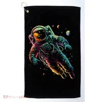 Astronaut Planets Spaceman Cosmonaut Space Cool Graphic Golf Towel thumb 0
