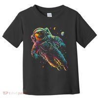 Astronaut Planets Spaceman Cosmonaut Space Cool Graphic Toddler T-Shirt thumb 0