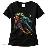 Astronaut Planets Spaceman Cosmonaut Space Cool Graphic Women's T-Shirt thumb 0