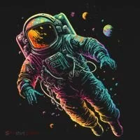 Astronaut Planets Spaceman Cosmonaut Space Cool Graphic Women's T-Shirt thumb 6