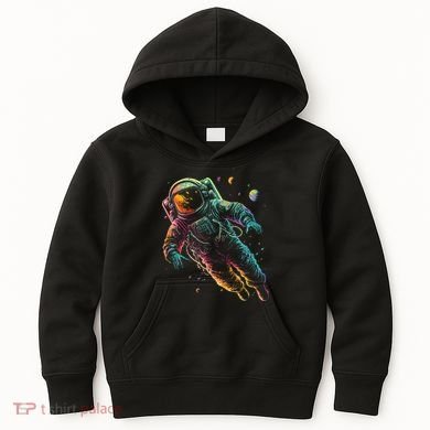 Astronaut Planets Spaceman Cosmonaut Space Cool Graphic Kids Hoodie