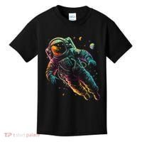 Astronaut Planets Spaceman Cosmonaut Space Cool Graphic Kids T-Shirt thumb 0