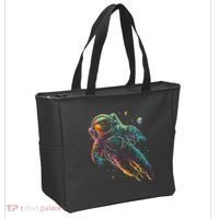 Astronaut Planets Spaceman Cosmonaut Space Cool Graphic Tote Bag thumb 2