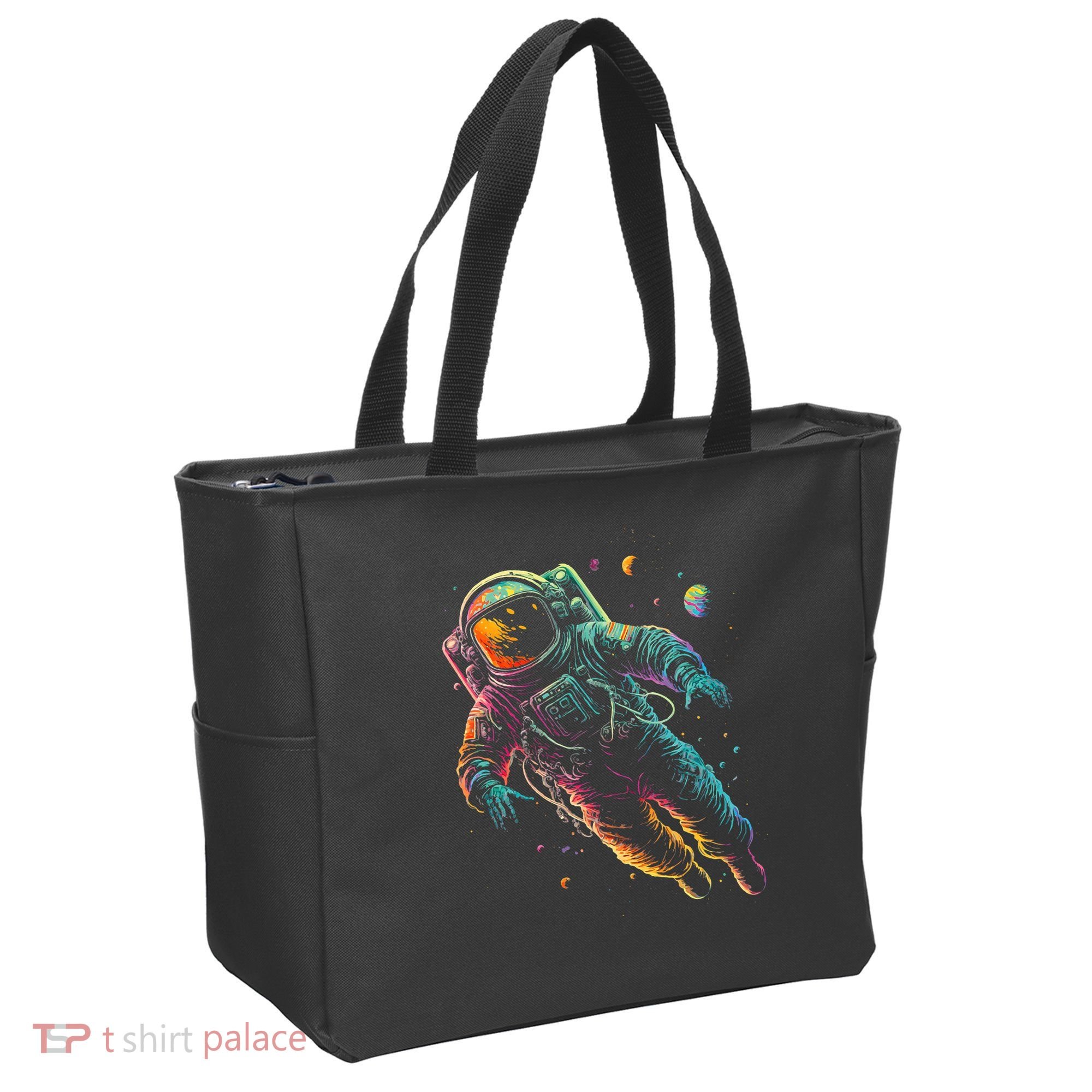 Astronaut Planets Spaceman Cosmonaut Space Cool Graphic Tote Bag