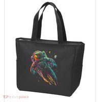 Astronaut Planets Spaceman Cosmonaut Space Cool Graphic Tote Bag thumb 3