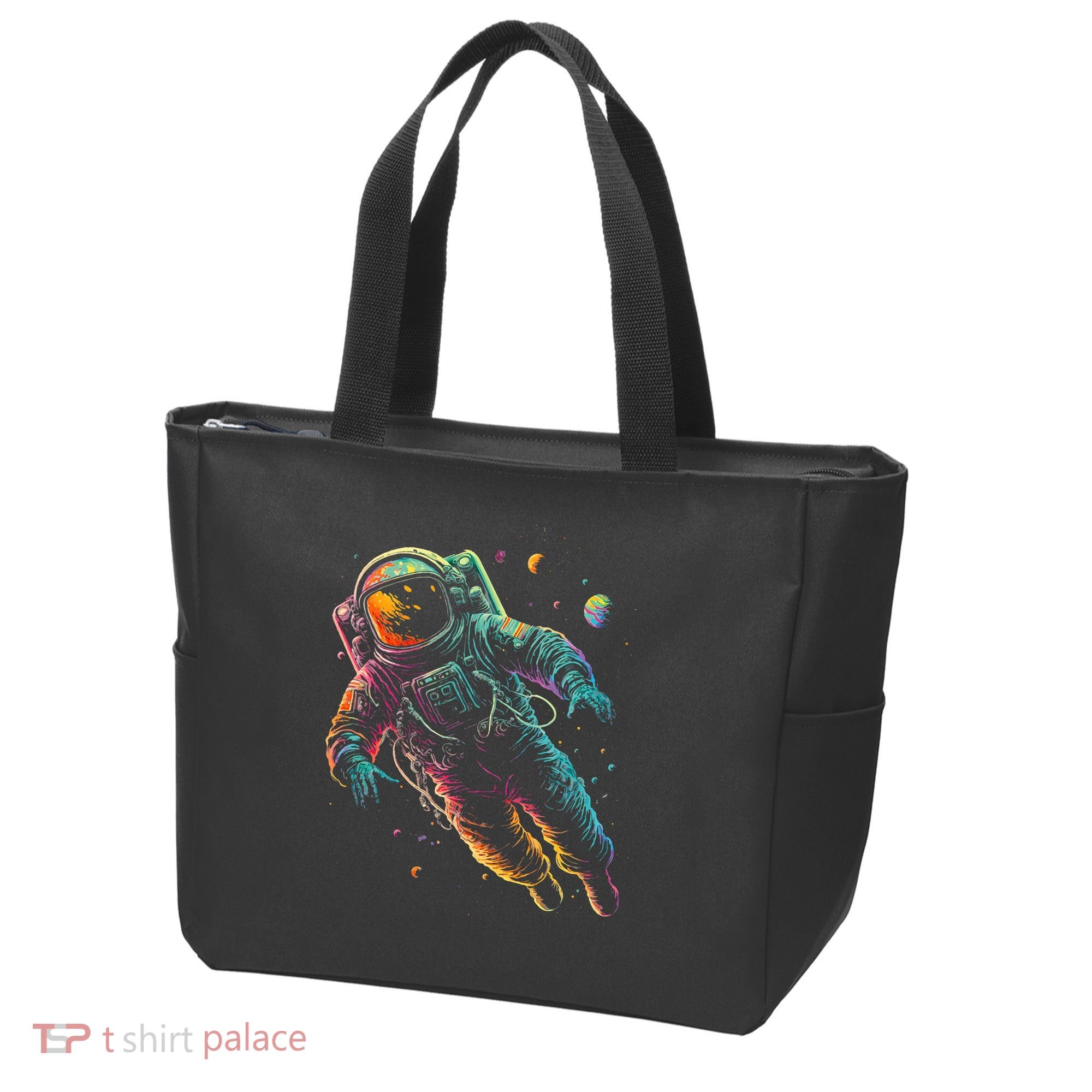 Astronaut Planets Spaceman Cosmonaut Space Cool Graphic Tote Bag