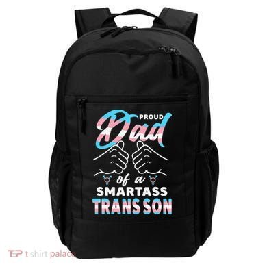 Awesome Proud Transg Dad Pride Lgbt Awareness Fathers Day Backpack