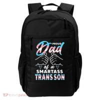 Awesome Proud Transg Dad Pride Lgbt Awareness Fathers Day Backpack thumb 0
