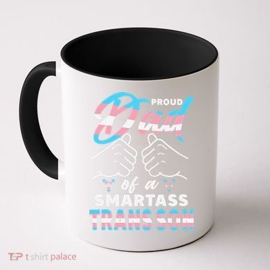 Awesome Proud Transg Dad Pride Lgbt Awareness Fathers Day Coffee Mug