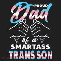 Awesome Proud Transg Dad Pride Lgbt Awareness Fathers Day Tumbler thumb 3