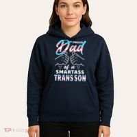 Awesome Proud Transg Dad Pride Lgbt Awareness Fathers Day Hoodie thumb 5