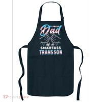 Awesome Proud Transg Dad Pride Lgbt Awareness Fathers Day Apron thumb 0