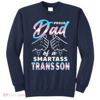 Awesome Proud Transg Dad Pride Lgbt Awareness Fathers Day Sweatshirt thumb 0