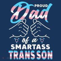 Awesome Proud Transg Dad Pride Lgbt Awareness Fathers Day Beanie thumb 2