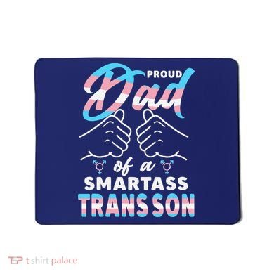 Awesome Proud Transg Dad Pride Lgbt Awareness Fathers Day Mousepad