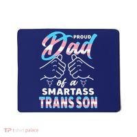 Awesome Proud Transg Dad Pride Lgbt Awareness Fathers Day Mousepad thumb 0