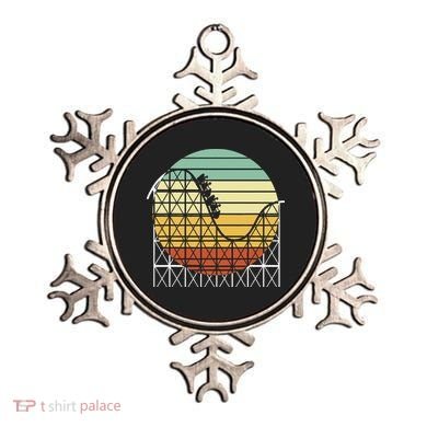 Amusement Park Theme Park Vintage Roller Coaster Ornament
