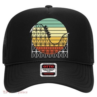 Amusement Park Theme Park Vintage Roller Coaster Hat
