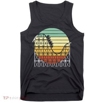 Amusement Park Theme Park Vintage Roller Coaster Tank Top