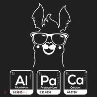 Alpaca Periodic Table Chemist Student Llama Chemistry Nerd Cool Gift Women's Sweatshirt thumb 2