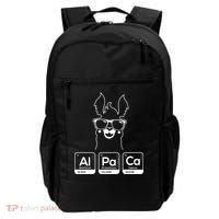 Alpaca Periodic Table Chemist Student Llama Chemistry Nerd Cool Gift Backpack thumb 0