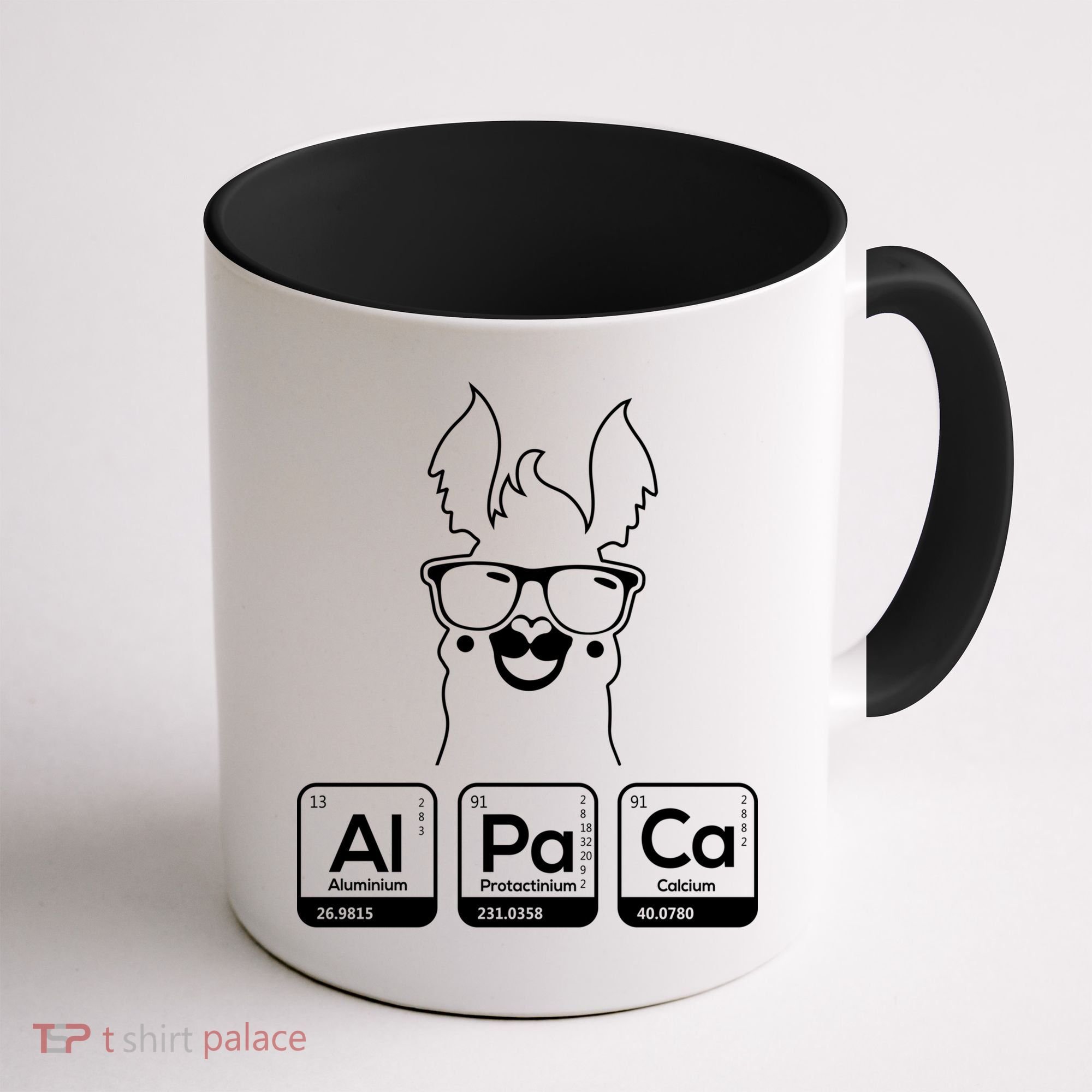 Alpaca Periodic Table Chemist Student Llama Chemistry Nerd Cool Gift Coffee Mug