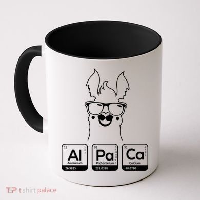 Alpaca Periodic Table Chemist Student Llama Chemistry Nerd Cool Gift Coffee Mug