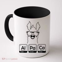 Alpaca Periodic Table Chemist Student Llama Chemistry Nerd Cool Gift Coffee Mug thumb 0