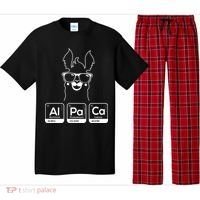 Alpaca Periodic Table Chemist Student Llama Chemistry Nerd Cool Gift Pajama Set thumb 0