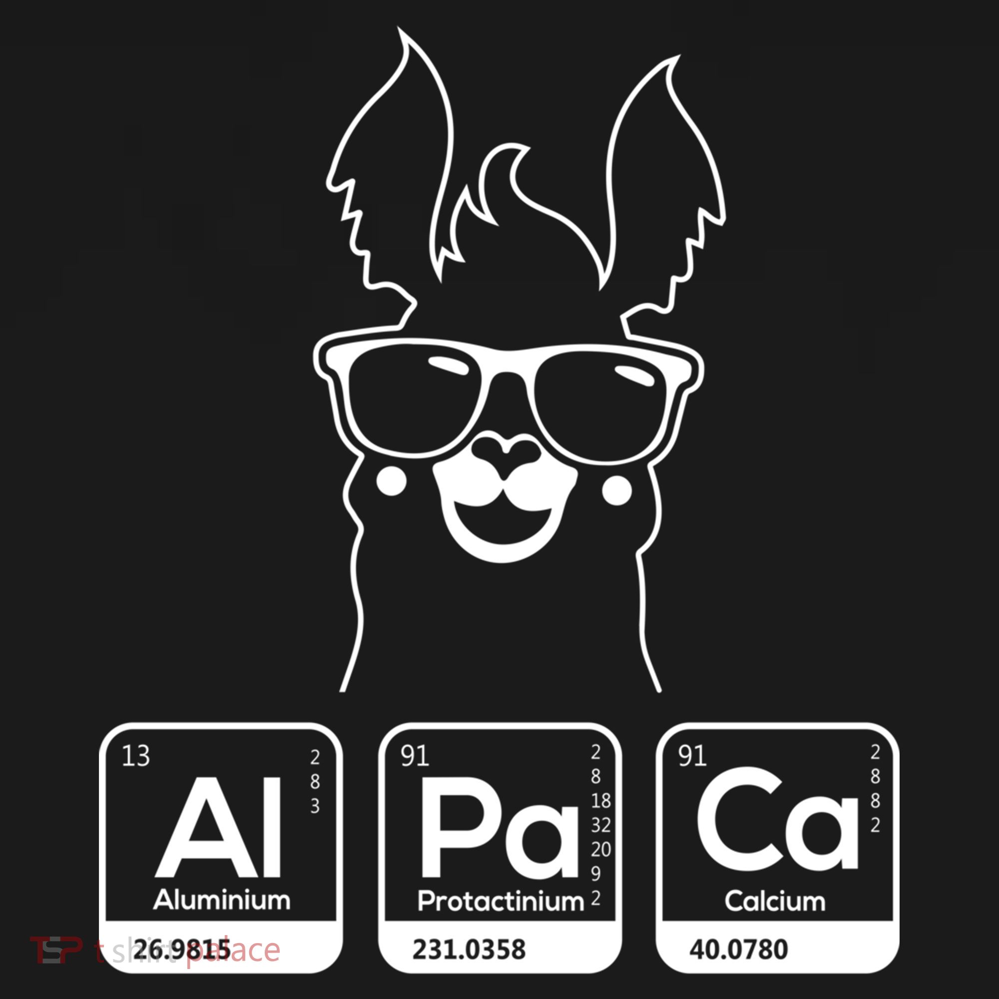 Alpaca Periodic Table Chemist Student Llama Chemistry Nerd Cool Gift Pajama Set