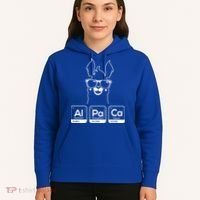 Alpaca Periodic Table Chemist Student Llama Chemistry Nerd Cool Gift Hoodie thumb 5