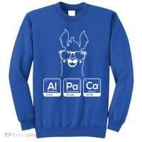 Alpaca Periodic Table Chemist Student Llama Chemistry Nerd Cool Gift Sweatshirt thumb 0