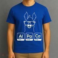 Alpaca Periodic Table Chemist Student Llama Chemistry Nerd Cool Gift T-Shirt thumb 3