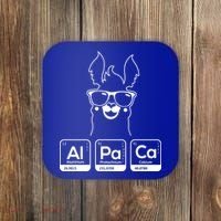 Alpaca Periodic Table Chemist Student Llama Chemistry Nerd Cool Gift Coaster thumb 0