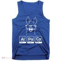 Alpaca Periodic Table Chemist Student Llama Chemistry Nerd Cool Gift Tank Top thumb 0