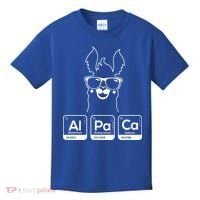 Alpaca Periodic Table Chemist Student Llama Chemistry Nerd Cool Gift Kids T-Shirt thumb 0