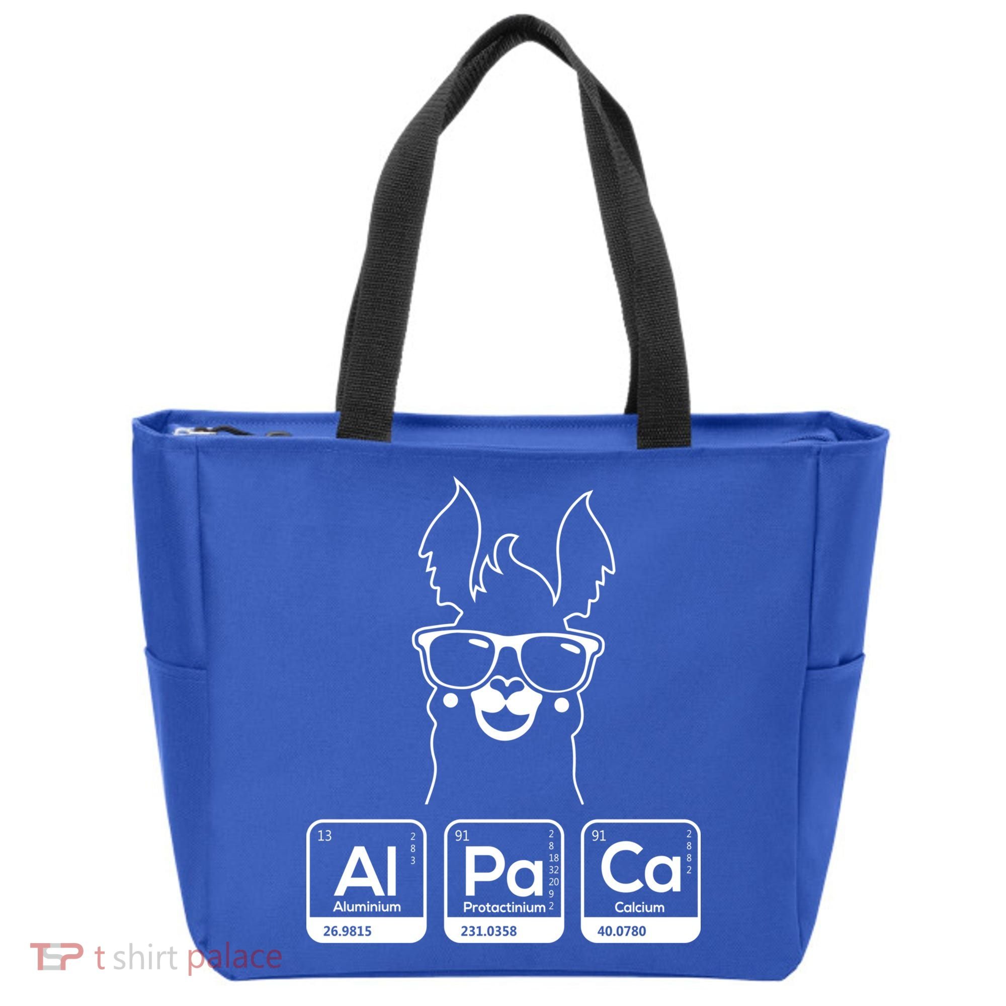 Alpaca Periodic Table Chemist Student Llama Chemistry Nerd Cool Gift Tote Bag