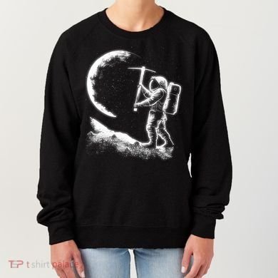 Astronaut Picking The Moon Women's Sweatshirt