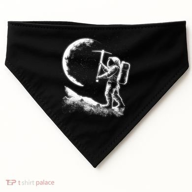 Astronaut Picking The Moon USA-Made Doggie Bandana