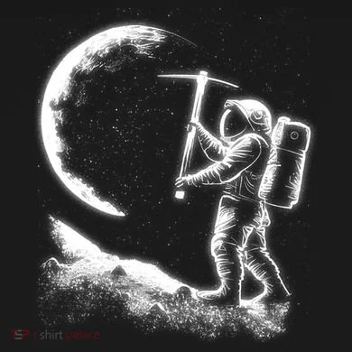 Astronaut Picking The Moon Button