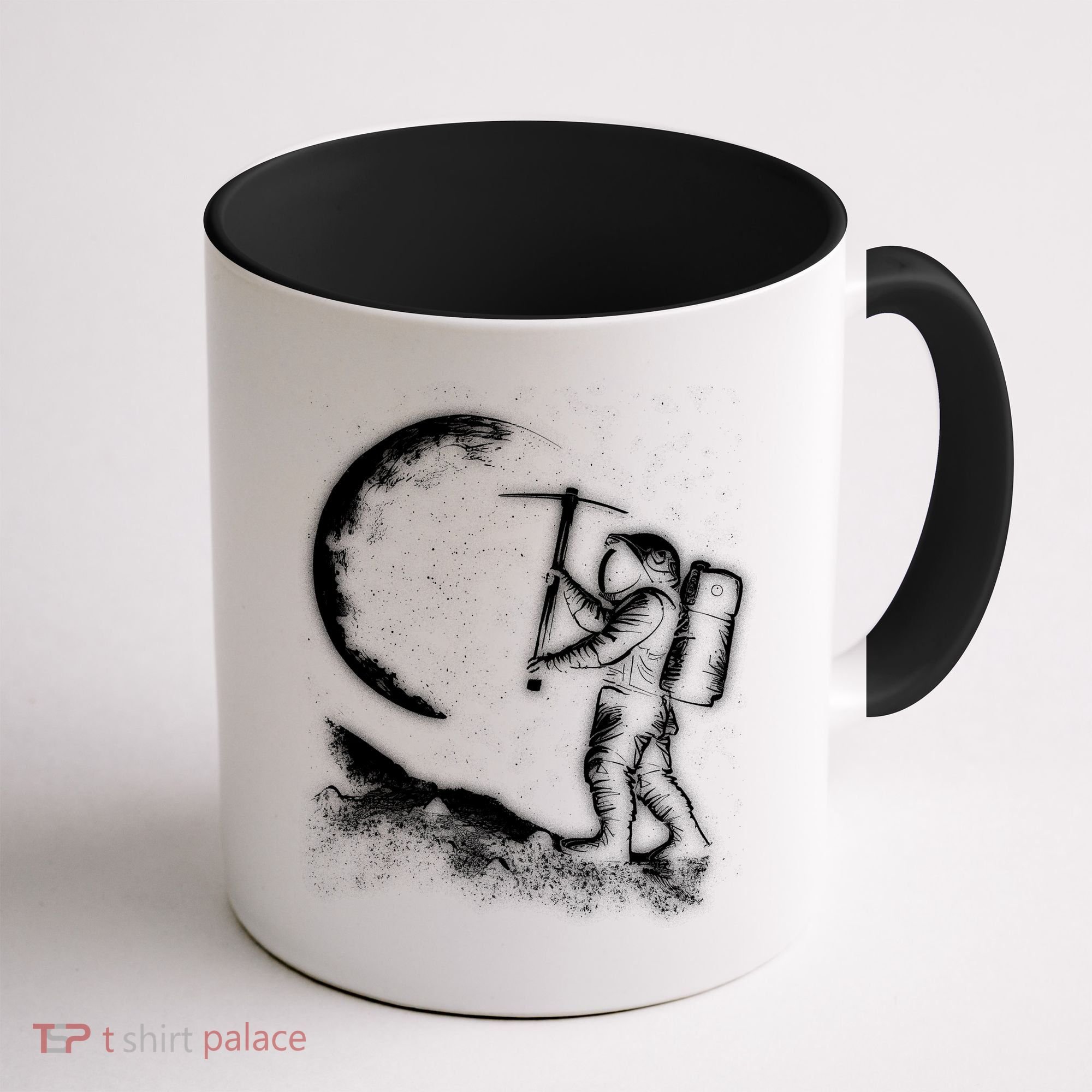Astronaut Picking The Moon Coffee Mug