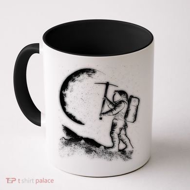 Astronaut Picking The Moon Coffee Mug
