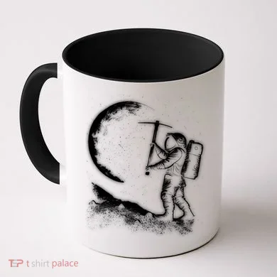 Astronaut Picking The Moon Coffee Mug