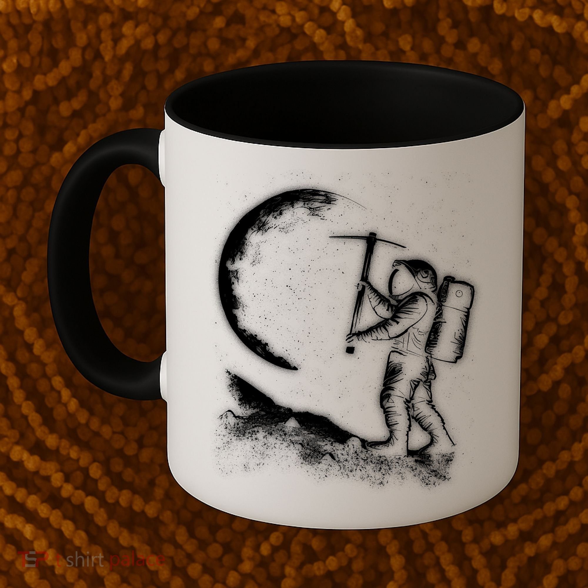 Astronaut Picking The Moon Coffee Mug